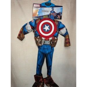 NWT Toddler Marvel Captain America Halloween Costume